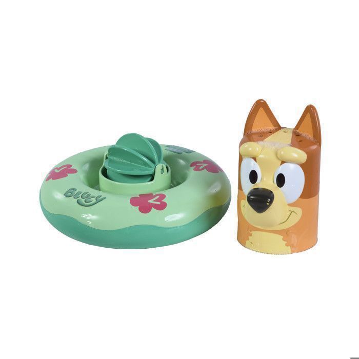 Tomy Toomies Jouet de Bain Bluey et Bingo en bouée Lot de 2 | Bluey et Bingo dans des bouées avec Roues à Eau | Jouets Bluey sous Licence Officielle | Jouets pour Enfants dès 18 Mois