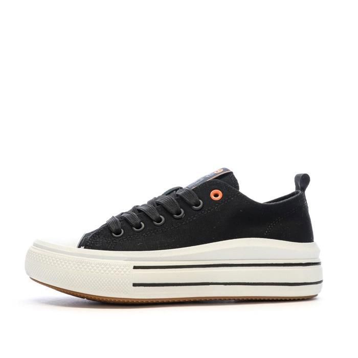 Refresh Baskets Basses Noires Femme Refresh Lona
