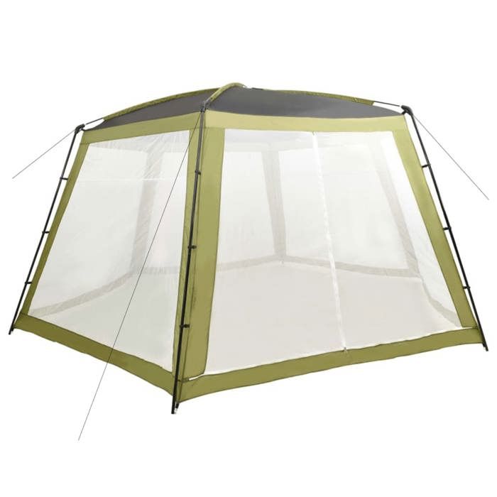 vidaXL Tente de Piscine Abri de Soleil Tente de Plage Abri de Protection UV Auvent Jardin Terrasse Cour Extérieur Tissu 91576