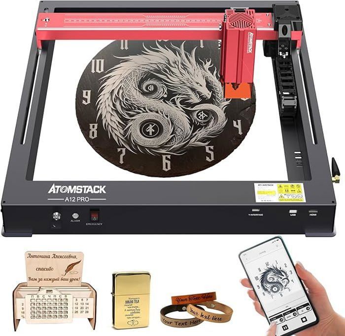 ATOMSTACK A24 Pro Laser Engraver Cutter 20W Optical Power Engraving ...