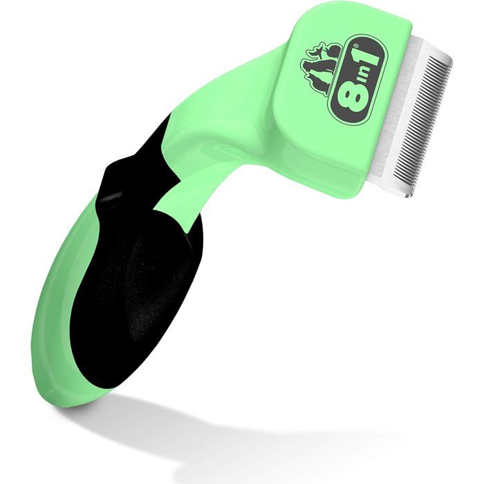 Meilleurs prix pour Brosse Anti-Mue-Outil De Toilettage Pour Chiens De Petite Taille À Poils Longs Et Courts-Elimine Les Poils Et Le Sous-Poils Morts-