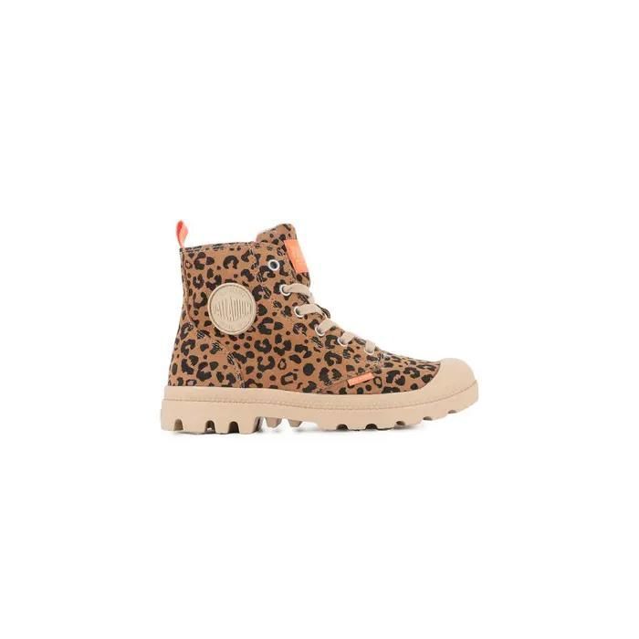 Baskets fermeture éclair femme Palladium Pampa HI WL Leo - dear brown / black