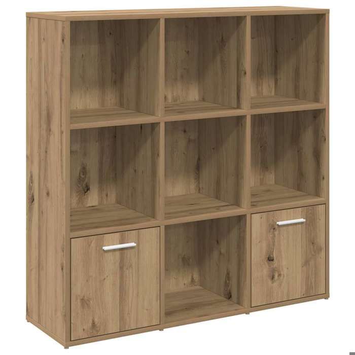 Réduction - Bibliothèque en bois，Meuble Étagère - chêne artisanal 98x29x975 cm - Bois dingénierie @74672