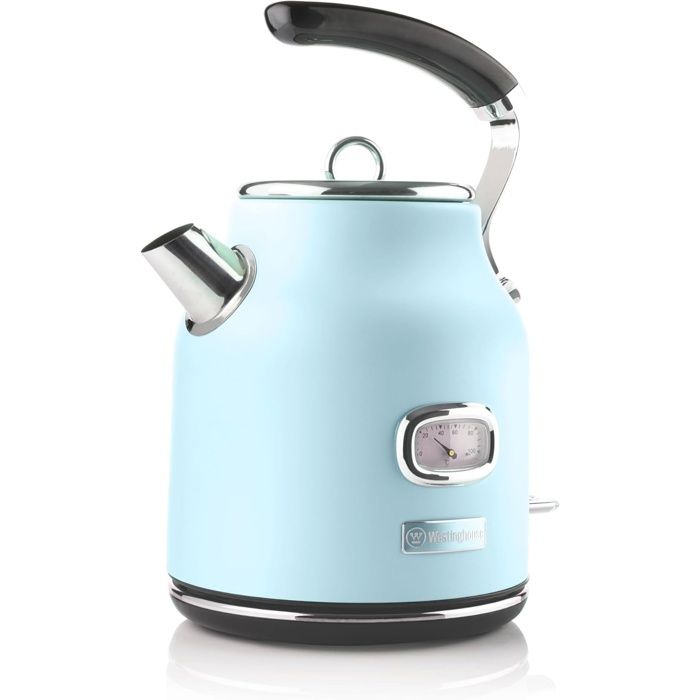 Westinghouse Retro Bouilloire 1.7 Sans BPA Avec Filtre Anti Calcaire Base 360° Protection Contre La Mise à Sec - vue 4