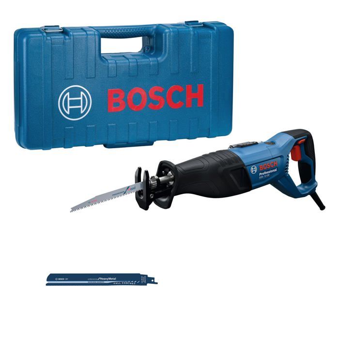 Scie sabre Bosch Professional GSA 12 30 Ergonomique Démolitions rapides Coffret inclus