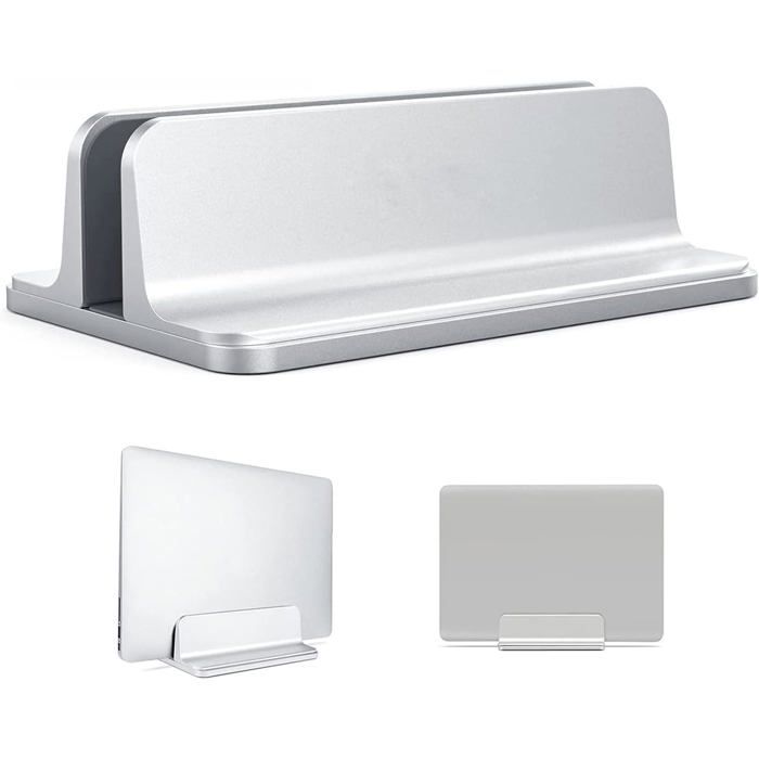 Blanc - Support de bureau vertical pour ordinateur portable, base de