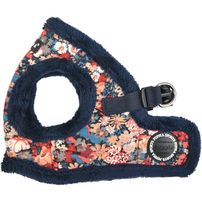 Harnais pour Chien Puppia GIANNI B - Ajustable et Confortable Bleu Marine