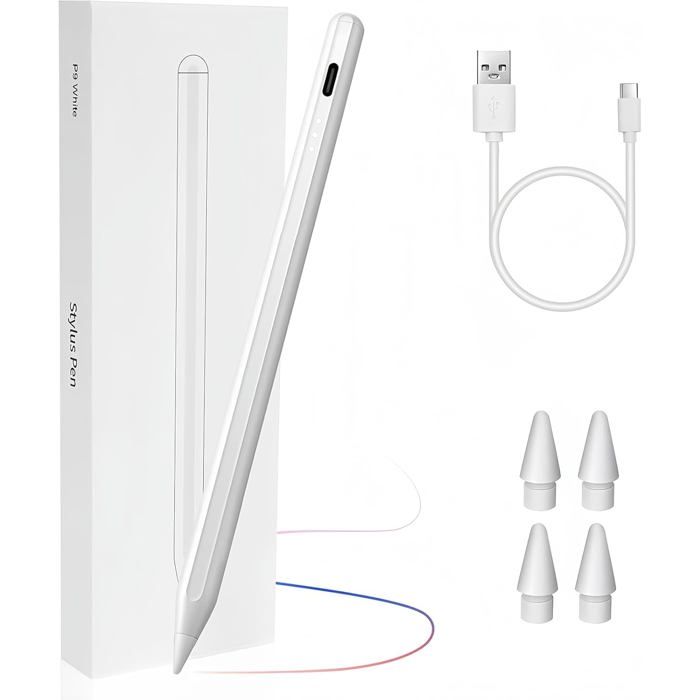 ESR Stylet pour iPad 2018-2025, Pencil avec Rejet de Palme, Détection D’Inclinaison pour iPad