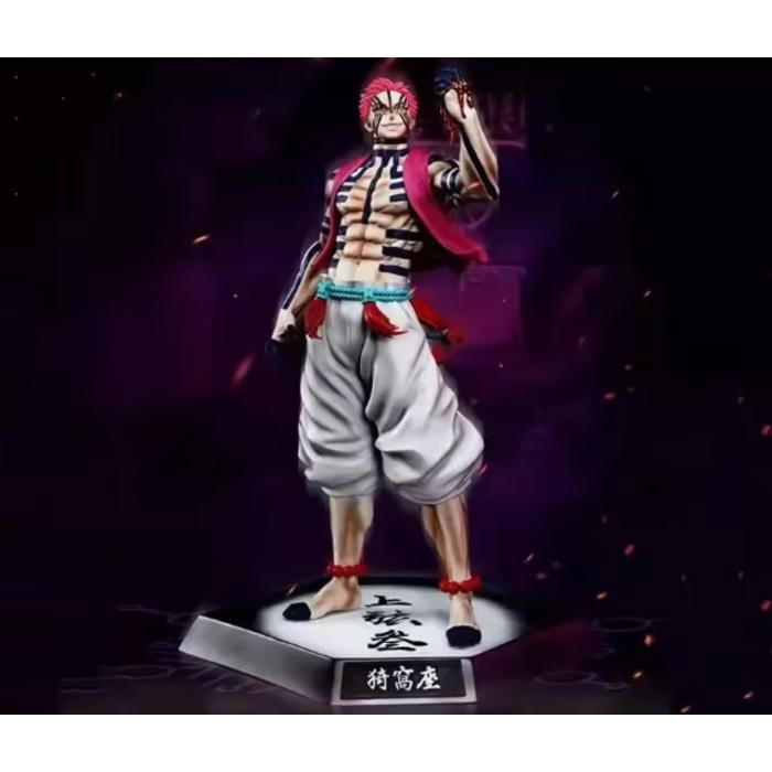 Figurine Akaza Demon Slayer – Figurine Manga Démon avec Socle – Modèle Collector – 28 cm env. SANS BOITE !