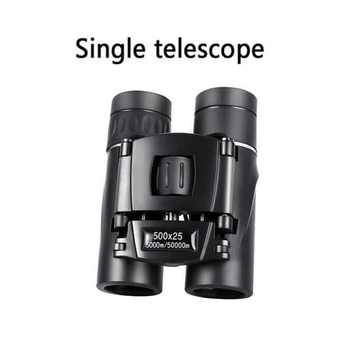 500X25 Jumelles professionnelles puissantes,50000M, Zoom HD Portable, longue portée, faible Vision nocturne,