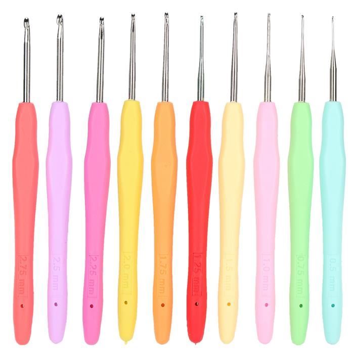 Lot De 6 Crochets à Tricot Inox Uxcell - 1,1 Mm - Neufs