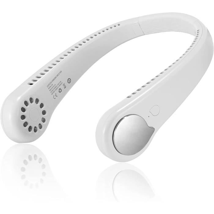 Ventilateur Cou Portable Mini Ventilateur USB3 Speedssans lame avec flux d’air à 360° Ventilateur Nuquepour Bureau [53]