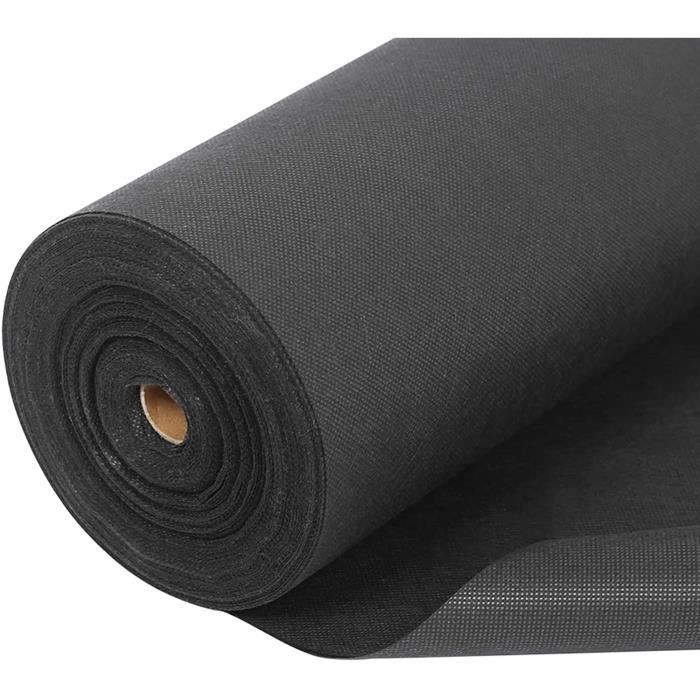 Toile Anti-Mauvaises Herbes, Toile De Jardin Nappe Anti-Mauvaises Herbes, 30 X 1,6 M (48 M²), 50