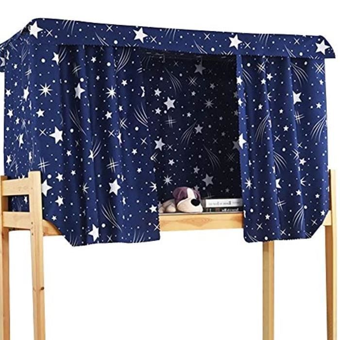 Ciel De Lit Bebe Fk61z Etudiants Dortoir Lits Superposes Rideaux 1 Dessus 2 Lit Rideau Ombrage Filets Antipoussiere Blackout Lit Cdiscount Maison