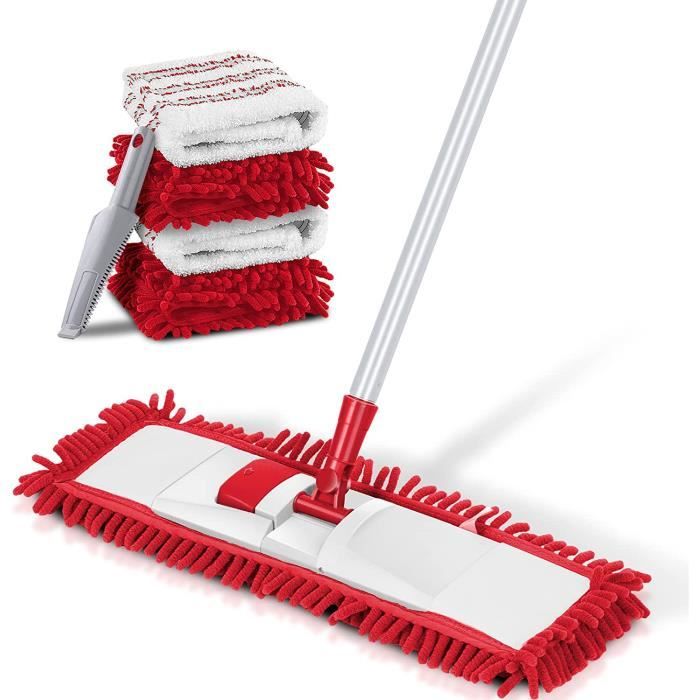 Lot de 3 Tête de Serpillère Microfibre Remplacement Compatible avec