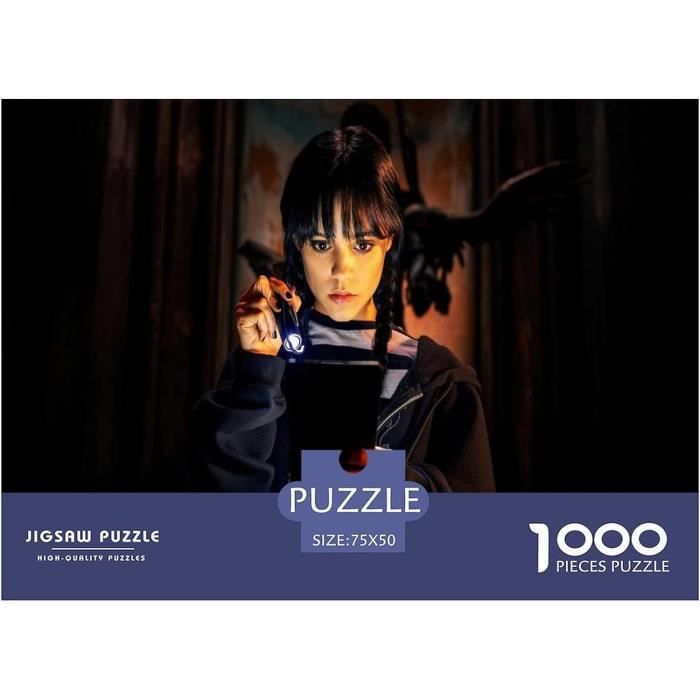 Mercredi Addams 1000 Pièces De Puzzles Pour Adultes Et Enfants