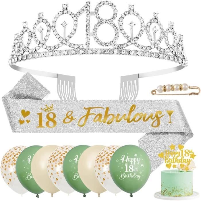 Couronne Strass + Écharpe Anniversaire 40 Ans Violet – Diadème Princesse & Sash It's My 40th Birthday