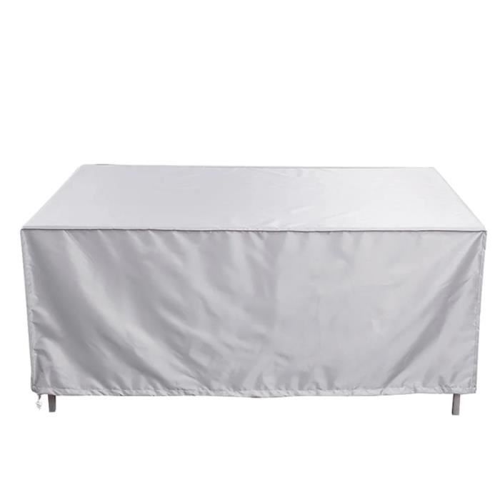 Housse Protection Mobilier De Jardin Exterieur 200x100x85cm/LxWxH Résistant Couverture De Meubles De Patio Anti-UV Oxford Meuble De Jardin De Étanche Pour Table, Chaise Et Canapé