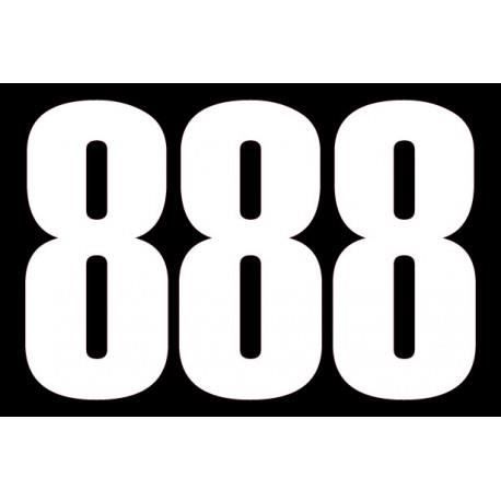 Stickers Numéros Course Akachafactory Autocollants Chiffres Course