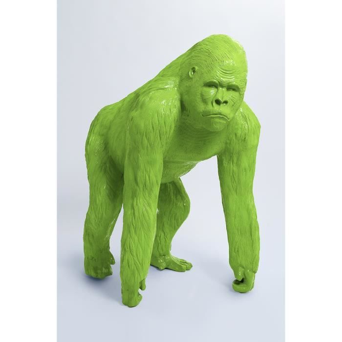 statue en resine grand gorille realiste ulvira 130cm sculpture deco decoration jardin design monkey cdiscount maison