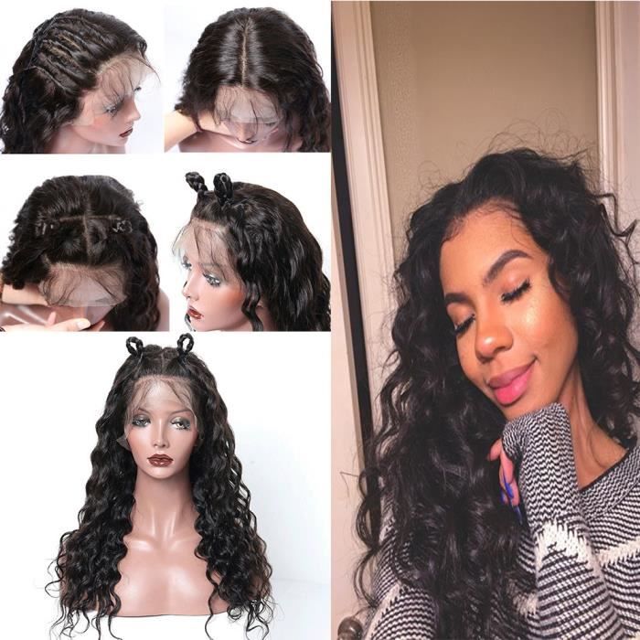 perruque lace front sans colle