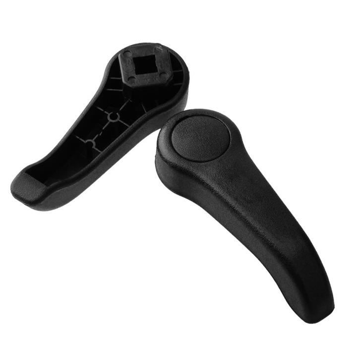 Paire De Poign/ées De Si/ège Pour Renault Clio MK2 Ajuster Poign/ée De Levier Pull Set 2 pcs Noir