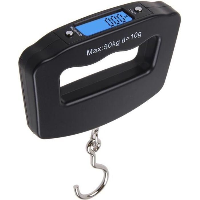 Pèse-bagage balance numérique 10g/50KG LCD portab