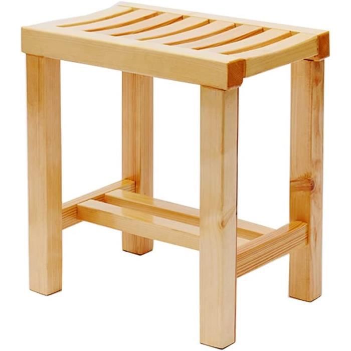 Tabouret Douche Schulte Transparent - Antidérapant 180kg - Acrylique