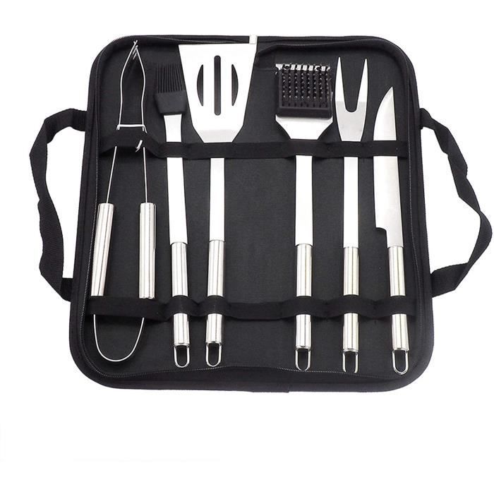 Ensemble d'outils de barbecue personnalisés dans une mallette en