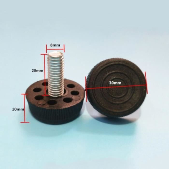 Lot De 3 Pieds De Support Pour Grosse Caisse - Pieds Antidérapants Métal Pour Batterie, éducation Musicale, Scène
