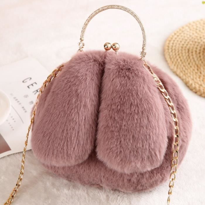 Sac bandoulière fourrure hotsell