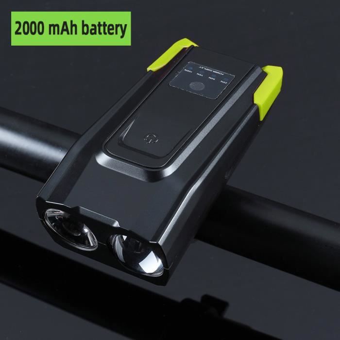 Phare Pour Vélo - Étanche Avec Klaxon De Sécurité | Lampe Avec 2 Modes