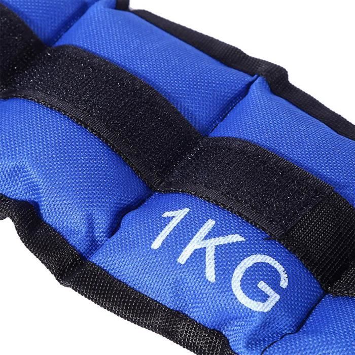 Poids Fitness Réglable Poids Cheville NEALFIT - Lot 2, Sangle Réglable, 0.2kg à 2.3kg Par Paire Haltères Poignet Entraînement