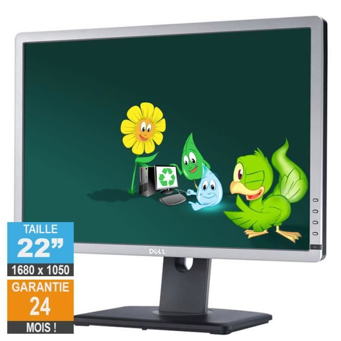 Ecran PC 22 Dell P2213T TN 1680 x 1050 Anti Reflet DVI VGA DisplayPort 5ms - vue 2