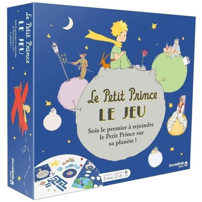 Le Petit Prince - Jeu de société - DUJARDIN - Reconstituez votre étoile et rejoignez la planète du P