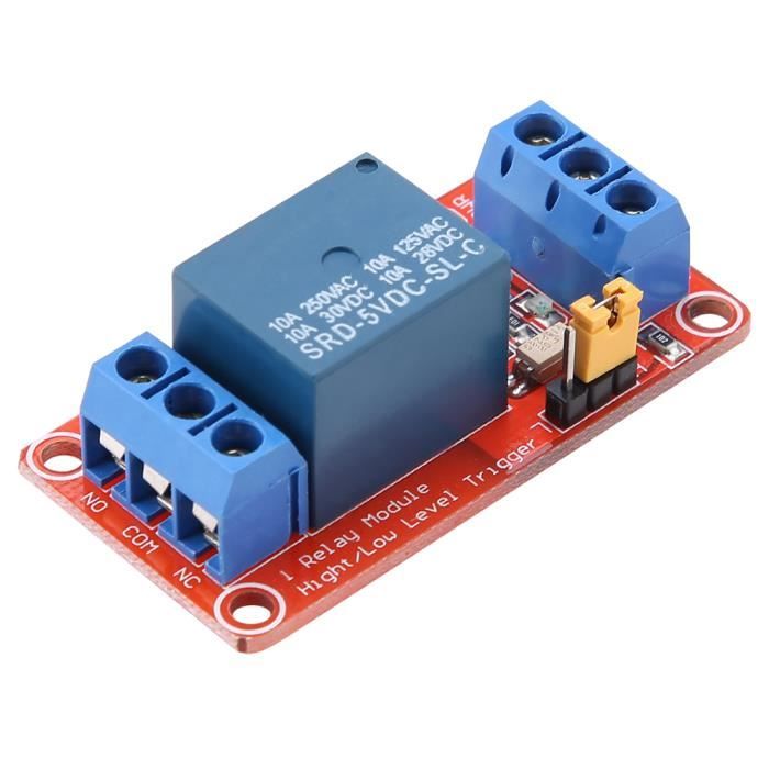 Carte Relais 8 Canaux Avec Optocoupleur - Tension 5V/12V/24V Au Choix - Commutation Jusqu'à 250V/10A - Pour Domotique, Arduino, Automatisation