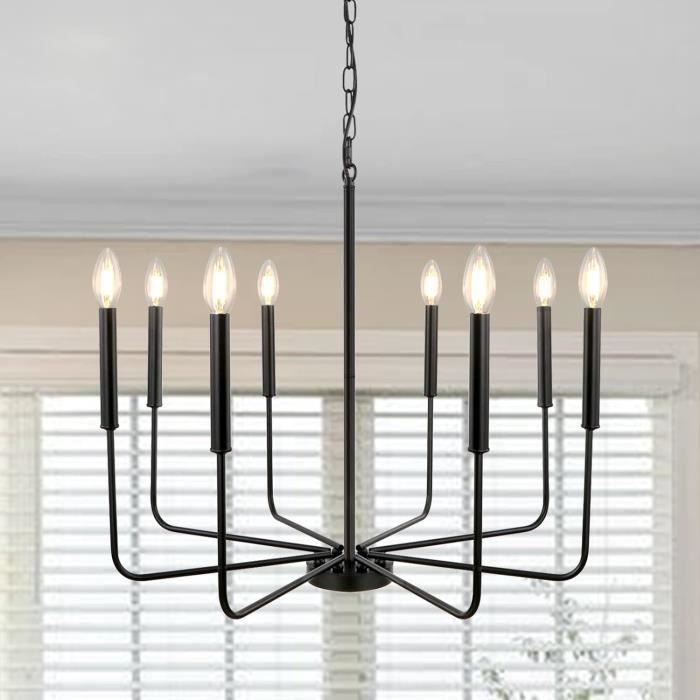 Lustre moderne en cristal à 3 branches Plafonnier encastré rond Pendentif - Maison