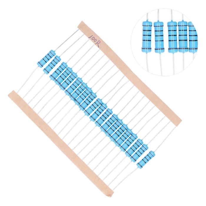Sourcing Map 30Pcs Résistance 2.2 Ohm 2W 1% Tolérance