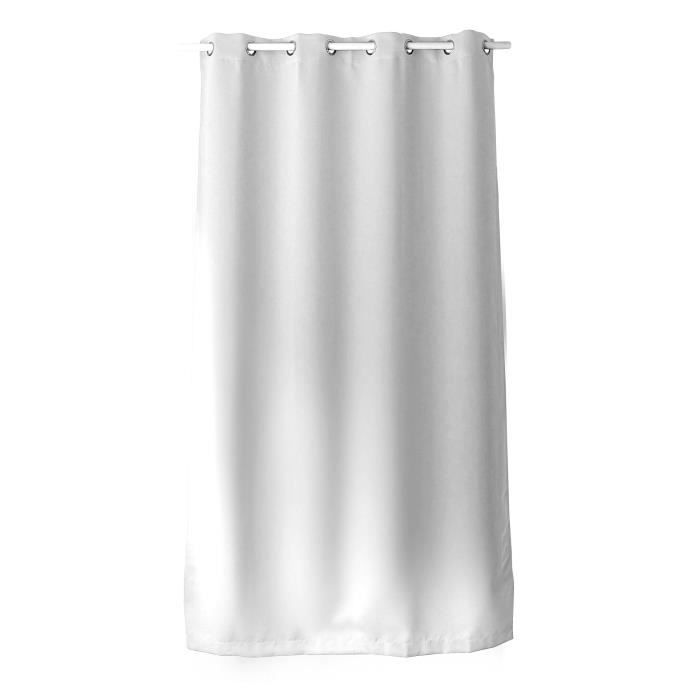 Enjoy Home Rideau Occultant avec 8 Oeillets Polyester Blanc 140x240 cm