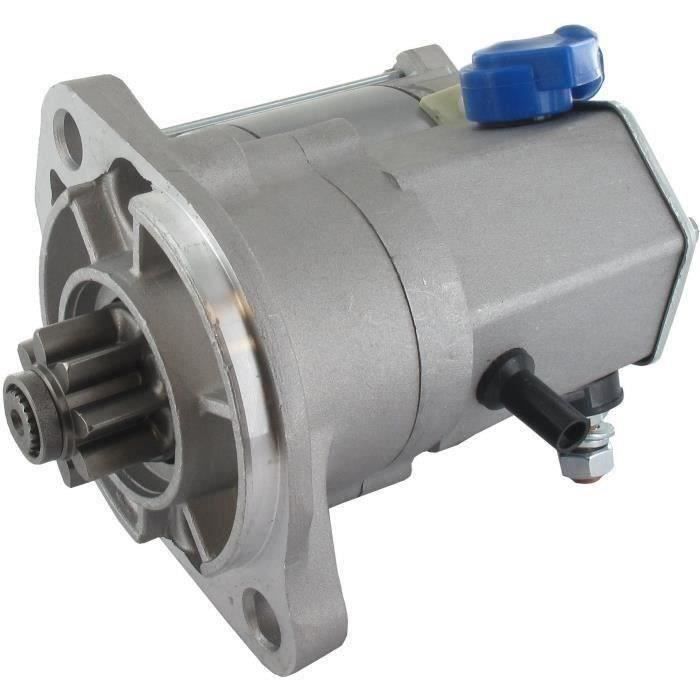 Démarreur électrique 12V 8 dents adaptable KUBOTA pour modèles L3200H, L3400DT/F/HST, L3540GST/GST3/