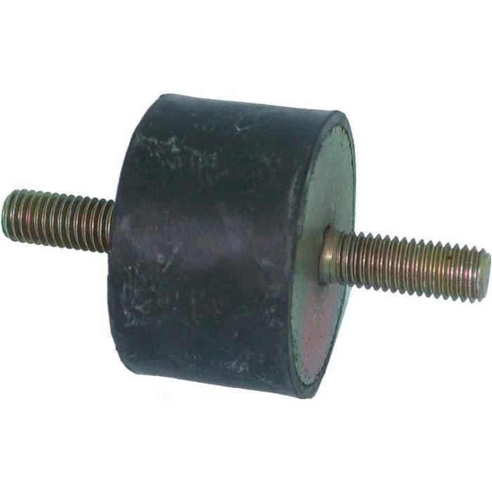 Silent bloc universel mâle/mâle - Ø: 50mm - Longueur: 30mm, Filet: M10 - Longueur filet: 27mm