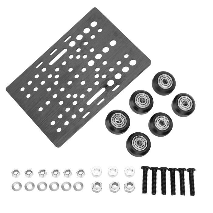 HEG Ensemble de plaques coulissantes pour imprimante 3D Jeu de Poulies ...