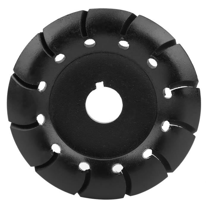 Disque De Sculpture Sur Bois 12 Dents - Alésage 22 Mm - Compatible Meuleuse D'angle 125 Mm - Pour Façonnage Rapide Et Précis - 11