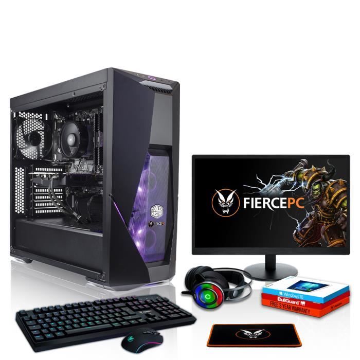 Top achat Ordinateur de bureau Fierce Overlord PC Gamer de Bureau - AMD Ryzen 5 3600 6x4.2GHz CPU, 16Go RAM, GTX 1660 6Go, 480Go SSD - 1137221 pas cher