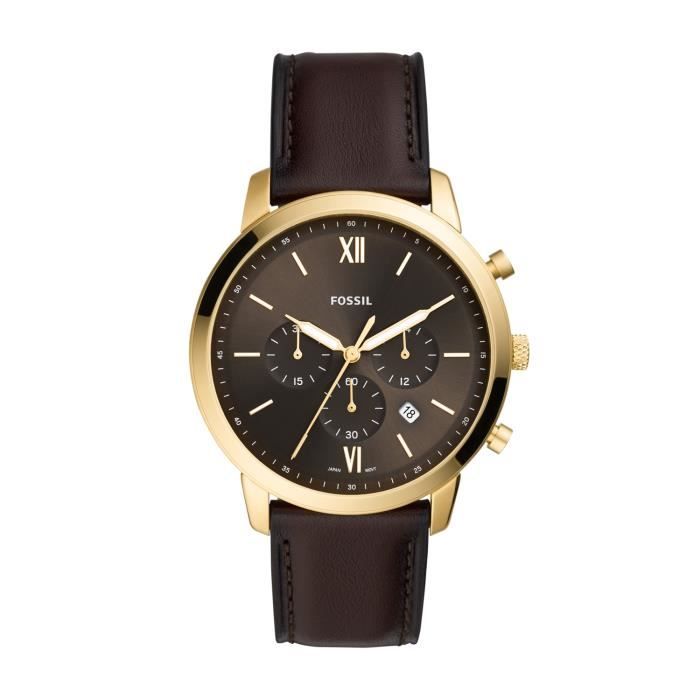 Bracelet cuir tissu homme FOSSIL Montre Fossil Rd Gd