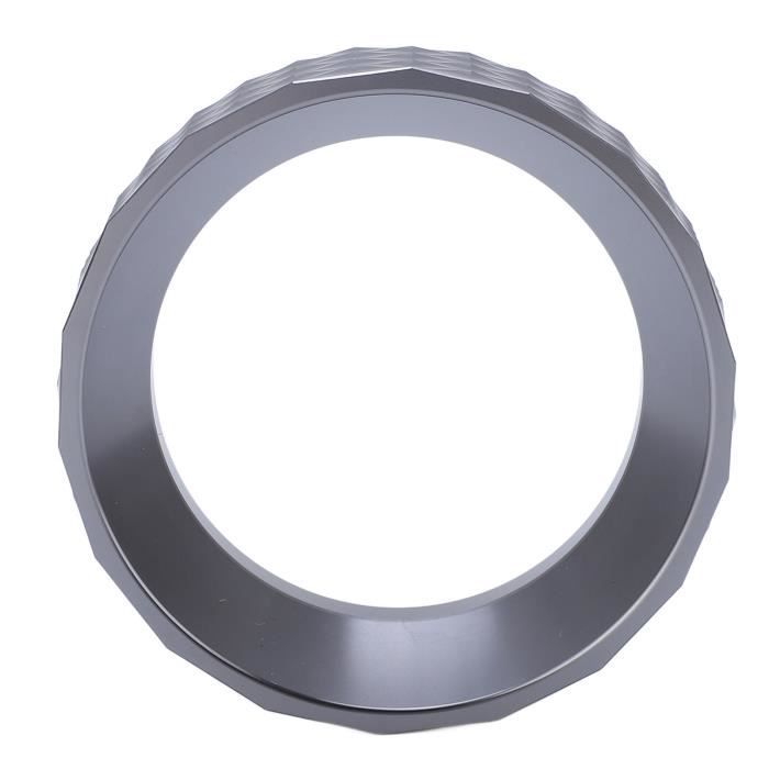 Normcore Entonnoir Doseur Magnétique 51mm V2 - Anneau Dosage Expresso En Aluminium Anodisé Noir Avec 8 Aimants Néodyme
