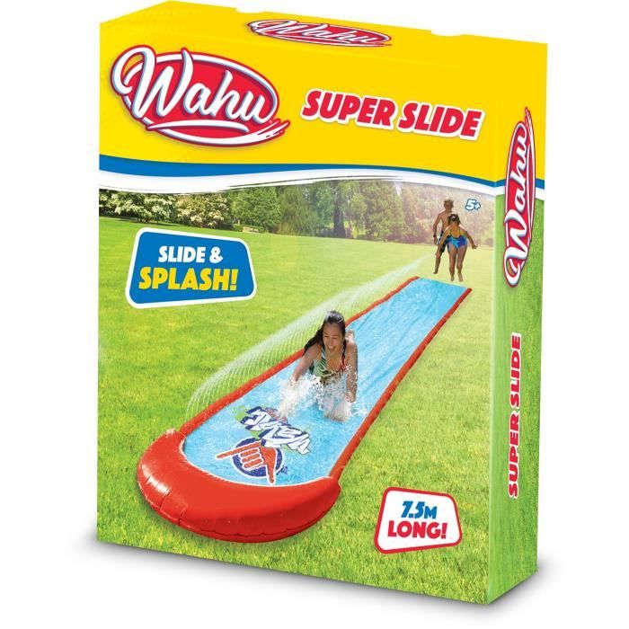 GOLIATH - Super Slide - Pool Party Super Slide 7,5m - Enfant - Jet d'eau et pare-chocs d'eau