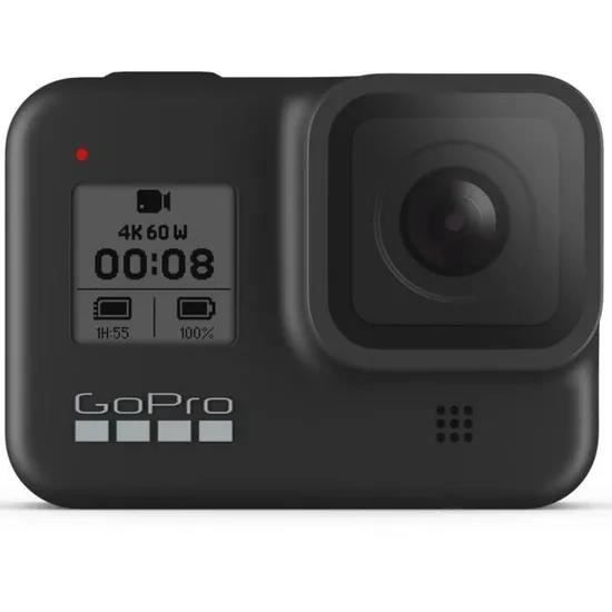 Caméra de sport - GoPro - HERO8 Black - 12 MP - Stabilisateur HyperSmooth 2.0 - Étanche jusquà 10 m