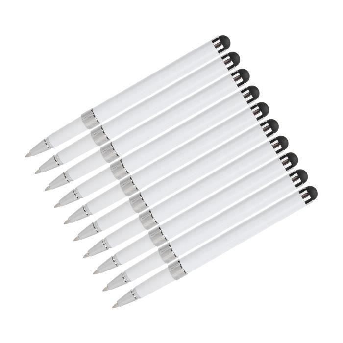 10pcs Stylo Stylet Universel 2-en-1 Pour IOS/Android Stylo Tactile