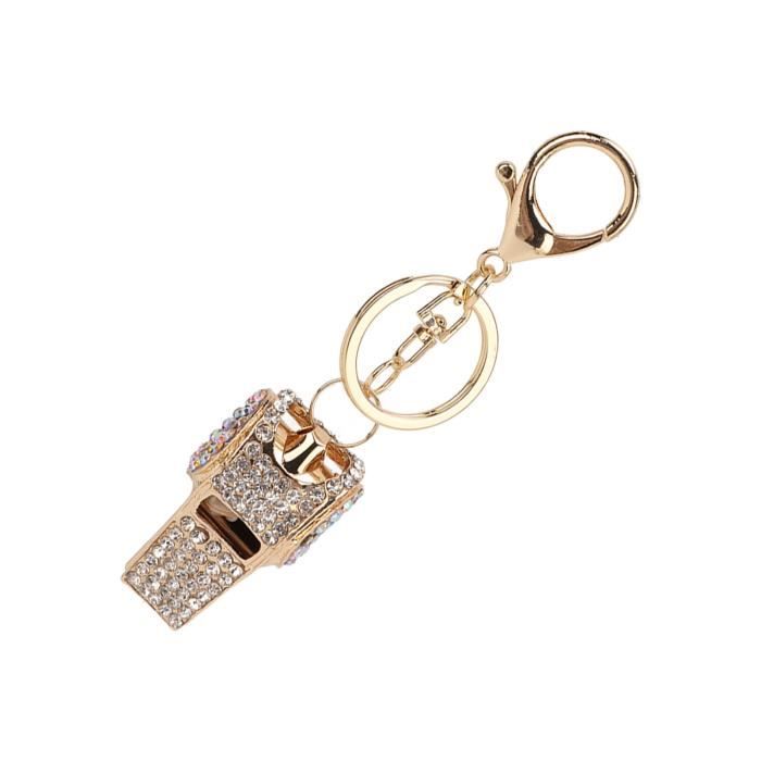 Porte-clés Souris En Alliage De Zinc Rouge Scintillant - Décoratif Pour Sac à Dos, Clés, Sac à Main - 12x4.3 Cm